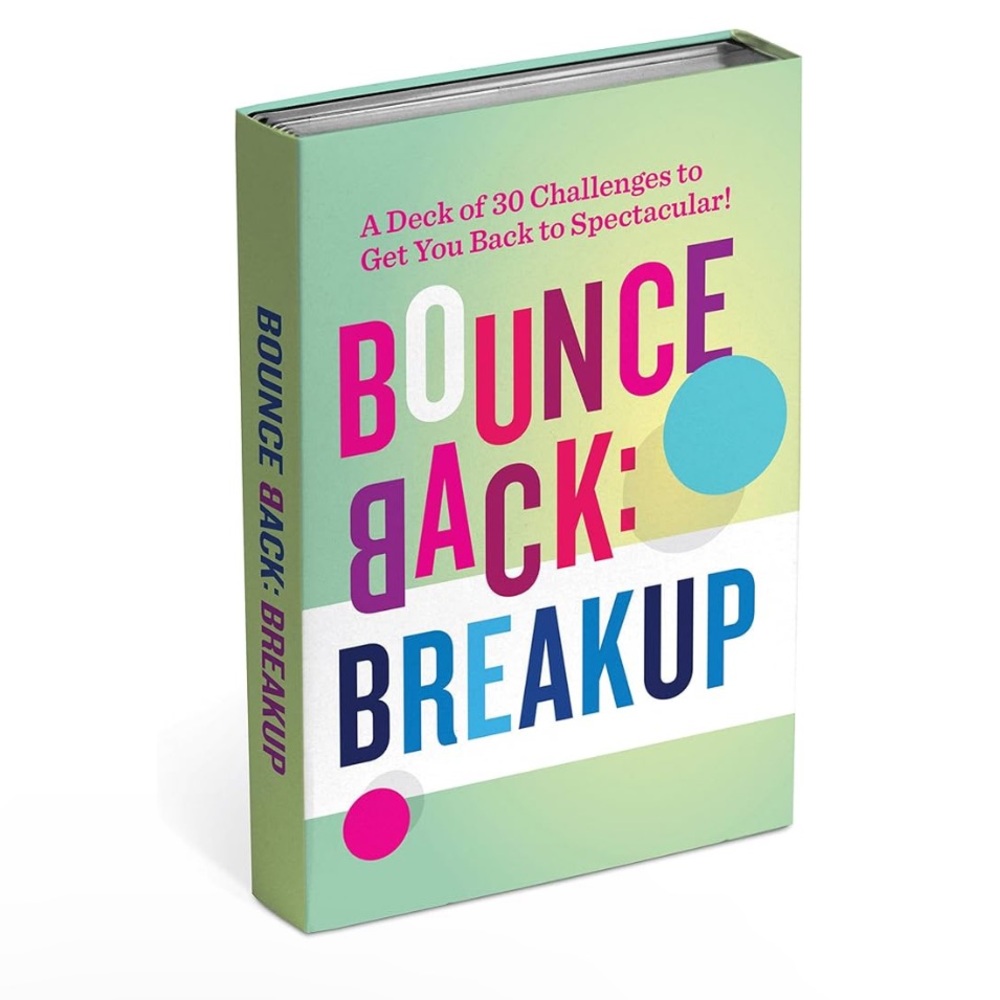 Fun Card Game Bounce Back Breakup Women Funny Cathartic Self Love Inspiration